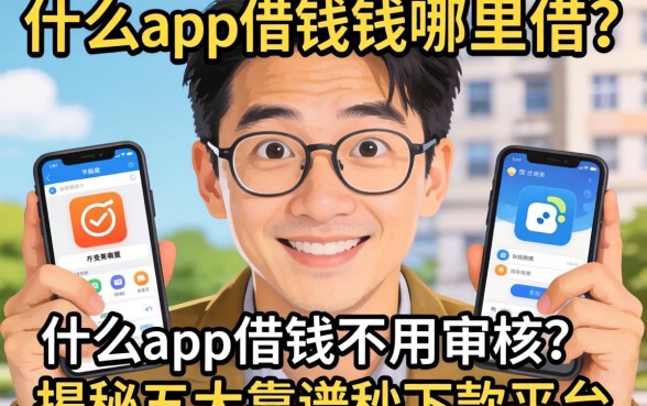 急需用钱哪里借？什么app借钱不用审核？揭秘五大靠谱秒下款平台