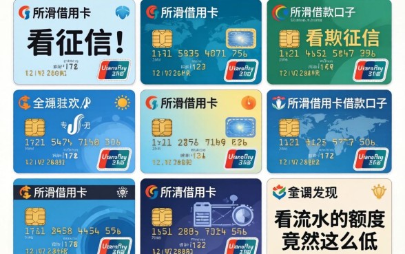 我试了十几个所谓的信用卡借款口子不看征信，结果发现不看流水的额度竟然这么低