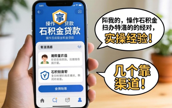 手机上怎么操作公积金贷款？分享我的实操经历和几个靠谱渠道