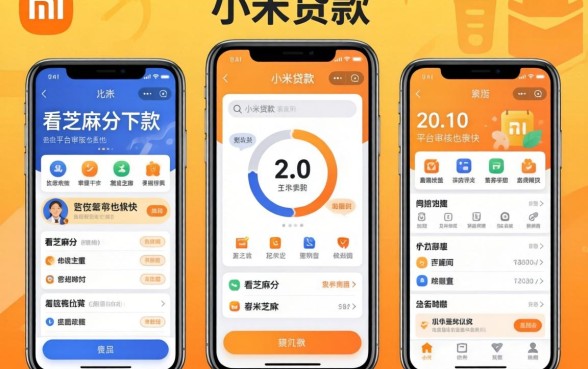 除了小米贷款，这几款看芝麻分下款的平台审核也很快