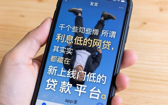 我手机里翻了个底朝天，发现那些所谓利息低的网贷，其实都藏在新上线门槛低的贷款平台app里