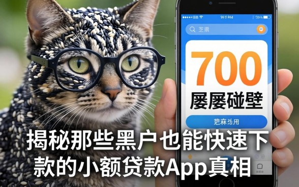 我芝麻分700却屡屡碰壁，揭秘那些黑户也能快速下款的小额贷款app真相