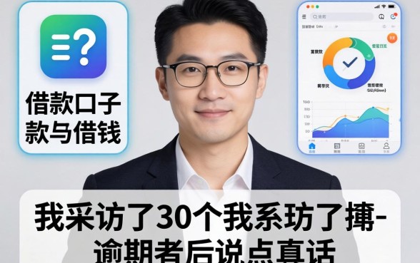 有什么软件有借款口子可以借钱？我采访了30个逾期者后说点真话