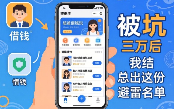 临时借钱的软件有哪些？被坑三万后我总结出这份避雷名单