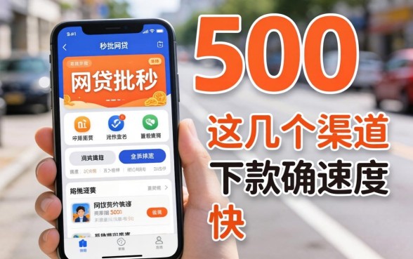 实测秒批500的网贷，这几个渠道下款速度确实快
