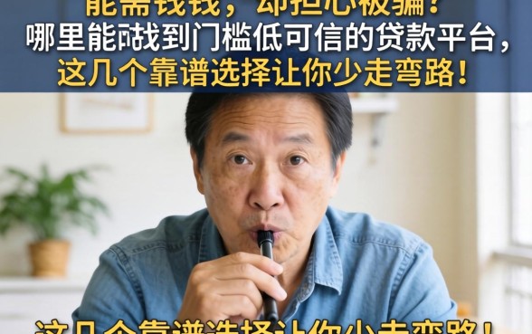 急需用钱却担心被骗?哪里能找到门槛低可信的贷款平台?这几个靠谱选择让你少走弯路!