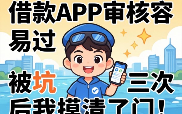 哪个借款app审核容易过?被坑三次后我摸清了门道