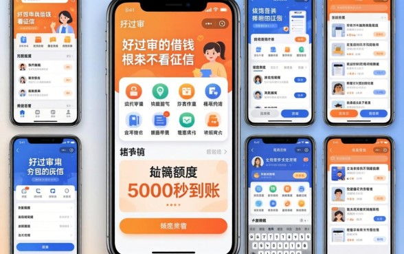 我试了十几个平台，发现好过审的借钱软件根本不看征信，5000额度秒到账