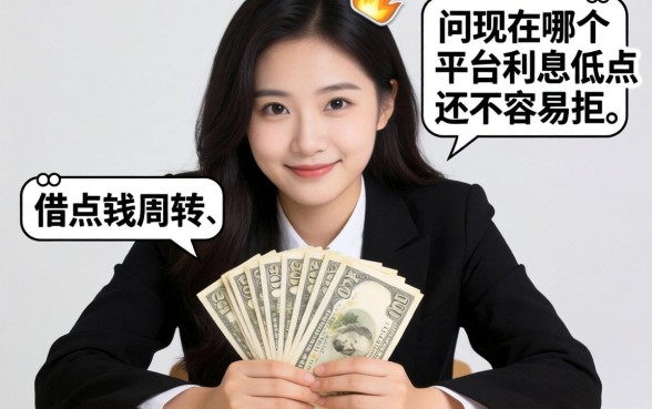 手头紧想借点钱周转，请问现在哪个平台利息低点还不容易拒？