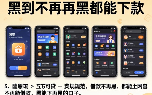 哪些手机网贷比较容易借款的平台,规整五个黑到不能再黑都能下款的口子