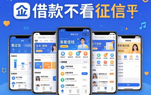 app借款不看征信的平台，陈列5个不看征信的借钱app