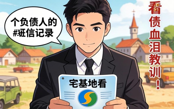 申请宅基地看不看征信记录？一个负债人的血泪教训