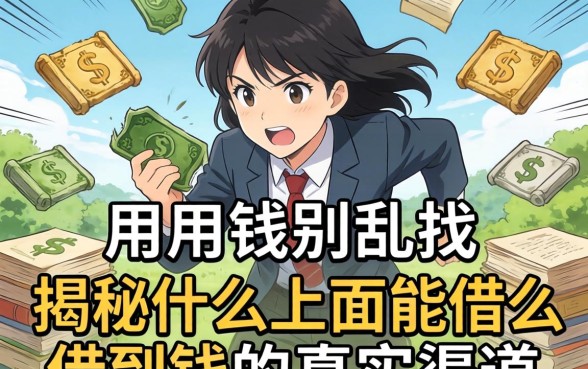 急用钱别乱找，揭秘什么上面能借到钱的真实渠道