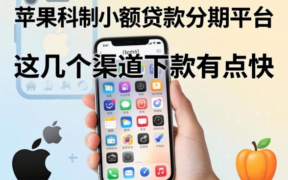 揭秘苹果手机小额贷款分期平台,这几个渠道下款有点快