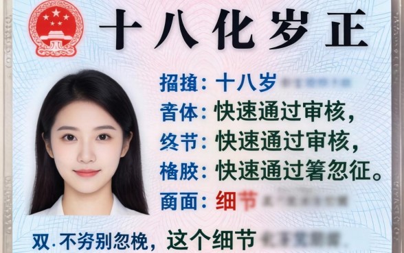 已满十八岁身份证正反面怎么拍？如何快速通过审核？这几个细节千万别忽视