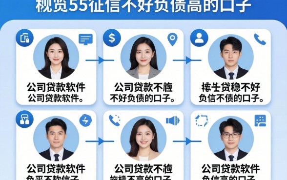 大公司贷款软件,概览5个征信不好负债高的口子