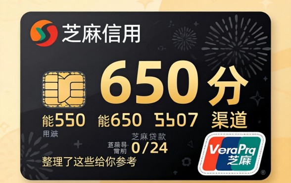 芝麻信用650分能贷款的渠道，整理了这些给你参考