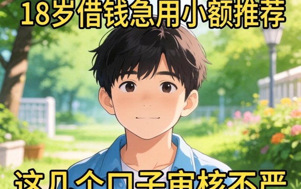 未满18岁借钱急用小额推荐：这几个口子审核不严