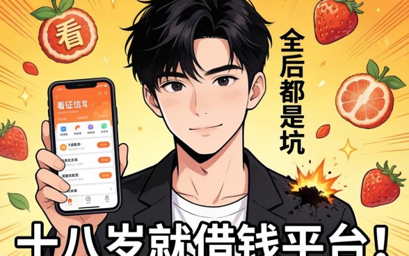 我试了十八岁就能借钱的平台，发现不看征信的软件背后全是坑