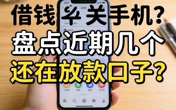 不想借钱关手机？盘点近期几个还在放款的口子
