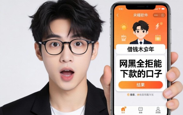 我试了手机软件借钱未成年和网黑全拒能下款的口子，结果出人意料
