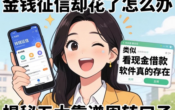 急需用钱征信却花了怎么办？类似现金借款不看征信的软件真的存在吗？揭秘五大靠谱周转口子