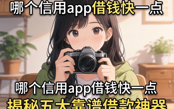 急需用钱怎么办？哪个信用app借钱快一点？揭秘五大靠谱借款神器