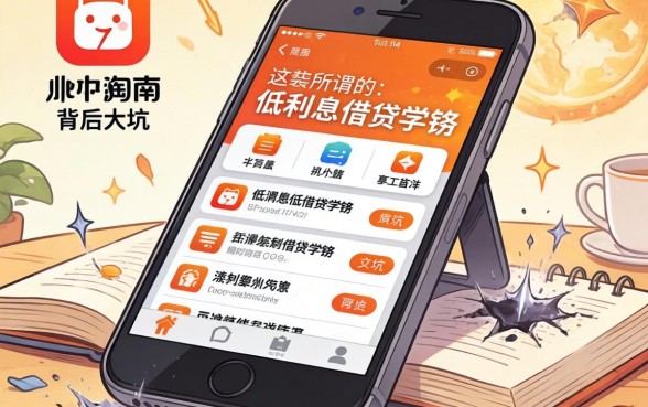 我翻遍了手机应用商店，发现这些所谓的低利息借钱软件背后藏着大坑