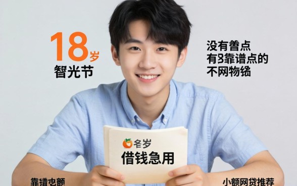 刚满18岁想借钱急用，有没有靠谱点的小额网贷推荐？