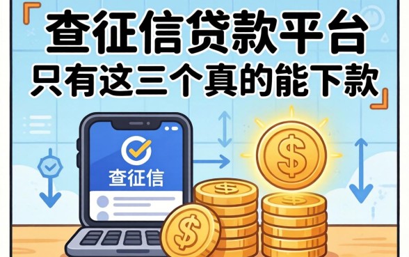 我试了那些不查征信的贷款平台，发现只有这三个真的能下款