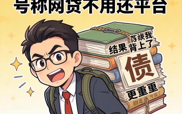 我试了那些号称网贷不用还的平台，结果让我背上了更重的债