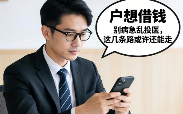 黑户想借钱？别病急乱投医，这几条路或许还能走