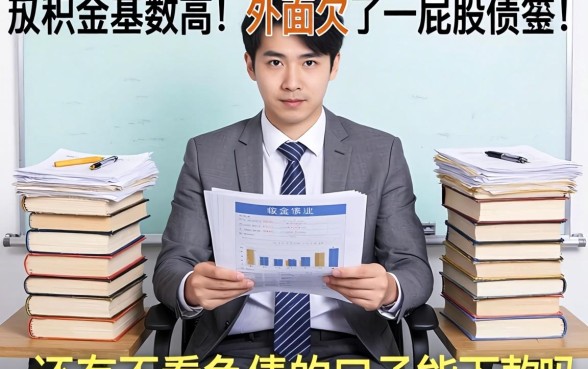 公积金基数高但外面欠了一屁股债,还有不看负债的口子能下款吗?