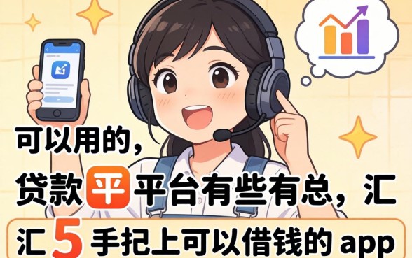 现在可以用的贷款平台有哪些，汇总5个手机上可以借钱的app