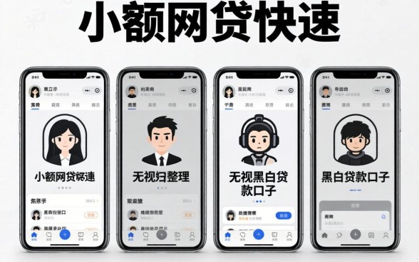手机小额网贷快速,整理5个无视黑白贷款口子
