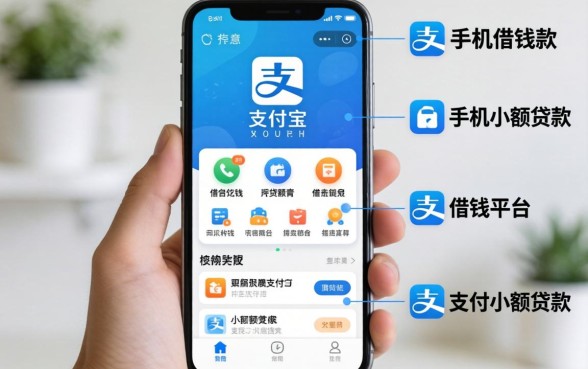 押手机借钱的平台有哪些软件，细致阐述五个手机支付宝小额贷款的app