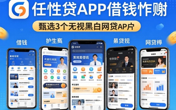 像任性贷app一样的借钱软件,甄选5个无视黑白的网贷app