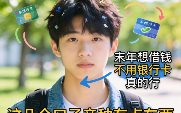 求助!未成年想借钱不用银行卡真的行吗?这几个口子亲测有点东西
