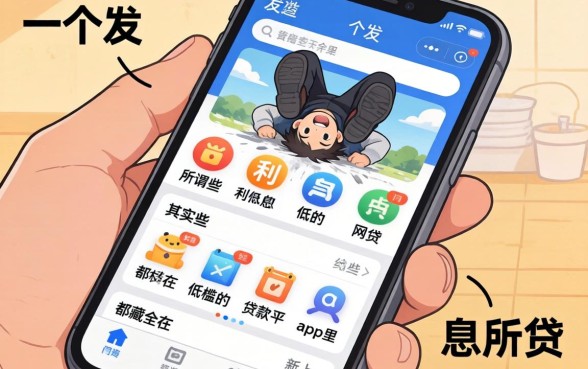 我手机里翻了个底朝天，发现那些所谓利息低的网贷，其实都藏在新上线门槛低的贷款平台app里