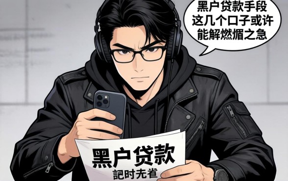 揭秘黑户贷款手段:这几个口子或许能解燃眉之急