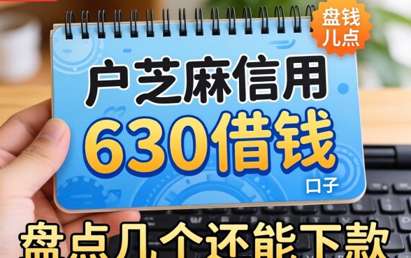 黑户芝麻信用630借钱：盘点几个还能下款的口子