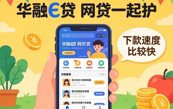 类似华融e贷一样的网贷软件：这几款下款速度比较快