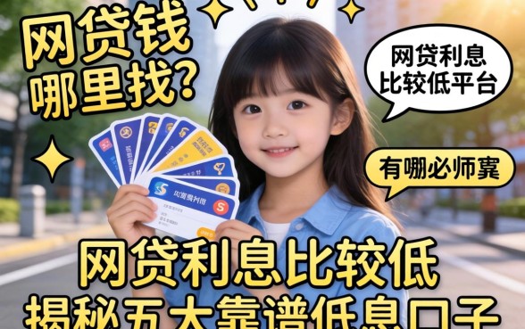 急需用钱哪里找?网贷利息比较低的平台有哪些?揭秘五大靠谱低息口子