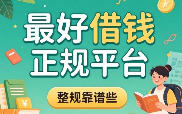 揭秘最好借钱的正规平台有哪些，整理了几个靠谱的