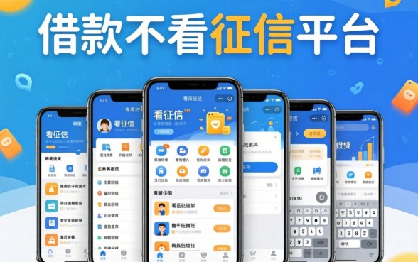app借款不看征信的平台，陈列5个不看征信的借钱app
