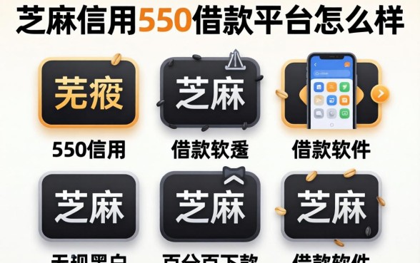 芝麻信用550借款平台怎么样，规整5个无视黑白百分百下款的借款软件