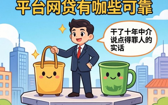 大平台的网贷有哪些可靠？干了十年中介，说点得罪人的实话