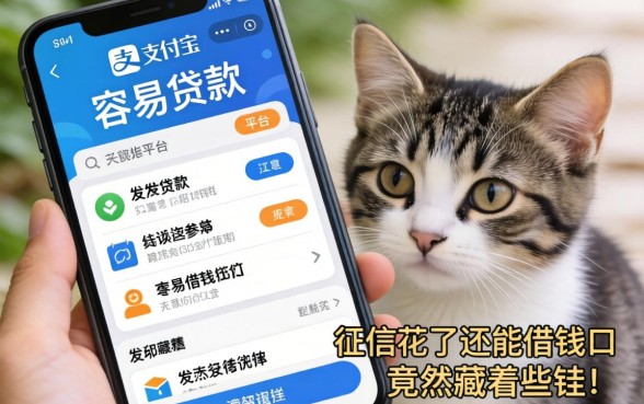 我翻烂了支付宝里那些容易贷款的平台,发现征信花了还能借钱的口子竟然藏着这些猫腻