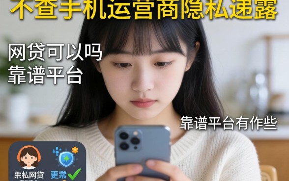 急需用钱却担心隐私泄露？不查手机运营商的网贷可以吗，靠谱平台有哪些？