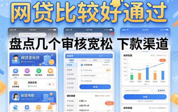 哪几款网贷比较好通过？盘点几个审核宽松的下款渠道